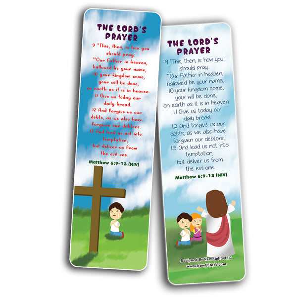 The Lord's Prayer Bible Bookmarks for Kids