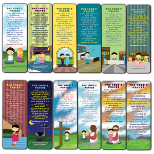 The Lord's Prayer Bible Bookmarks for Kids