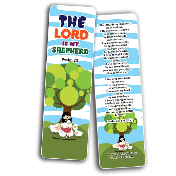 Psalm 23 The Lord is My Shepherd Bookmarks (12-Pack)