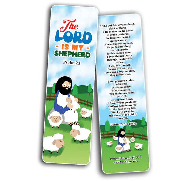 Psalm 23 The Lord is My Shepherd Bookmarks (12-Pack)