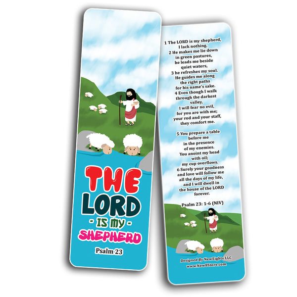 Psalm 23 The Lord is My Shepherd Bookmarks (12-Pack)