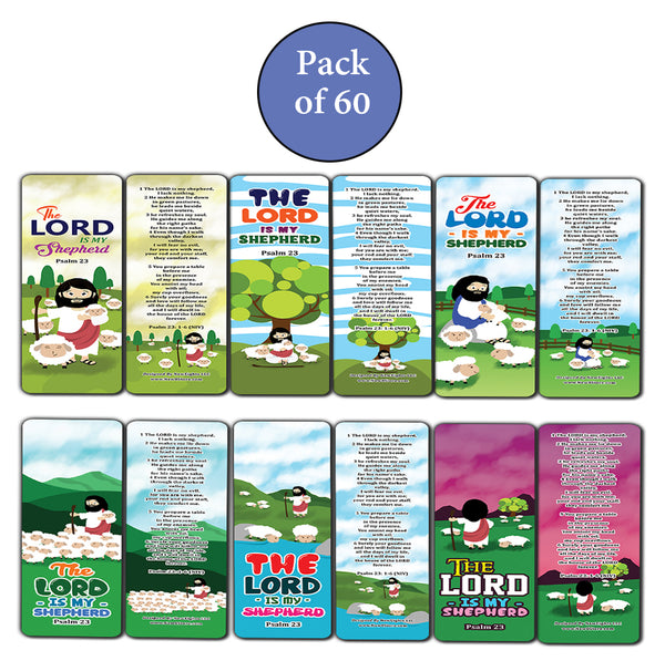 Psalm 23 The Lord is My Shepherd Bookmarks (12-Pack)