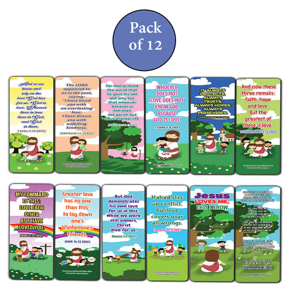 Jesus Loves Me, This I Know Bookmarks (12-Pack)