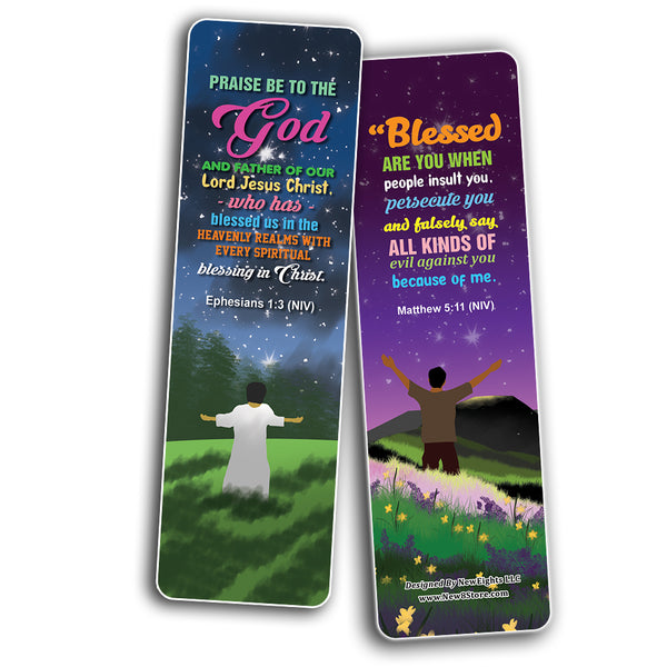 Top Bible Verses about God's Blessings NIV Bookmarks for Men