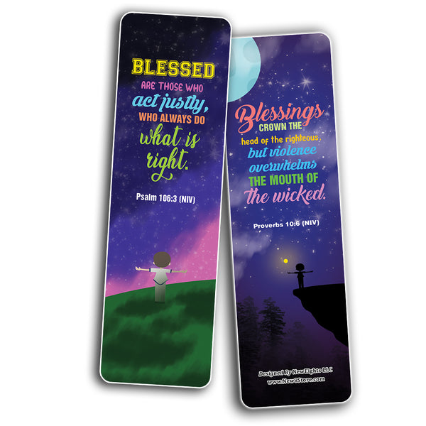 Top Bible Verses about God's Blessings NIV Bookmarks for Men