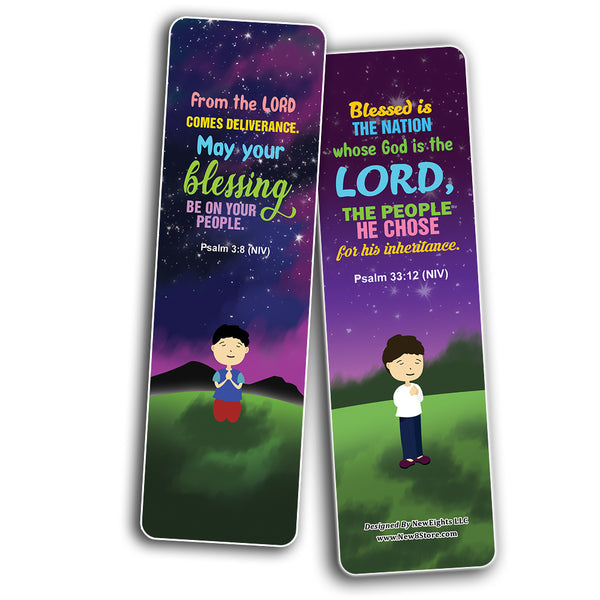 Top Bible Verses about God's Blessings NIV Bookmarks for Men