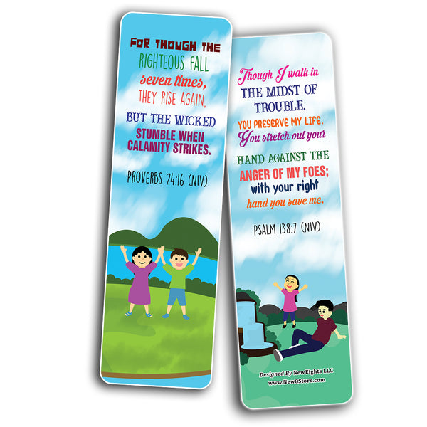 Christian Bible Teaching About Bulliying Bookmarks (30-Pack) - Stocking Stuffers for Boys Girls - Children Ministry Bible Study Church Supplies Teacher Classroom Incentives Gift