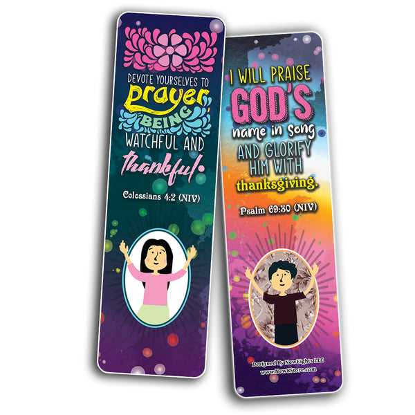 Thank You Lord Bible Verse Bookmarks