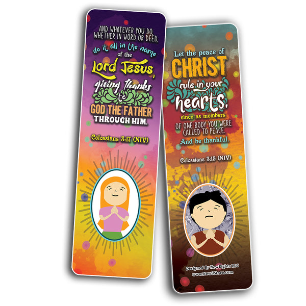 Thank You Lord Bible Verse Bookmarks