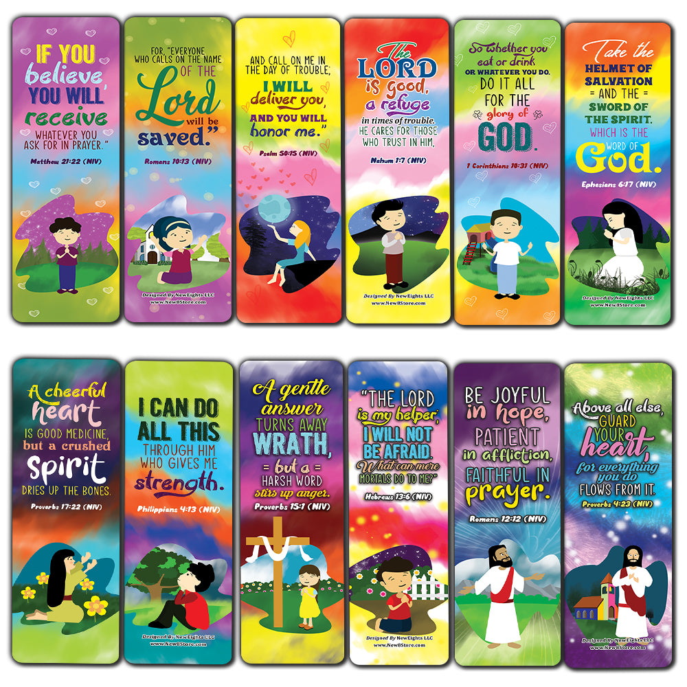 Positive Bible Verses Bookmarks
