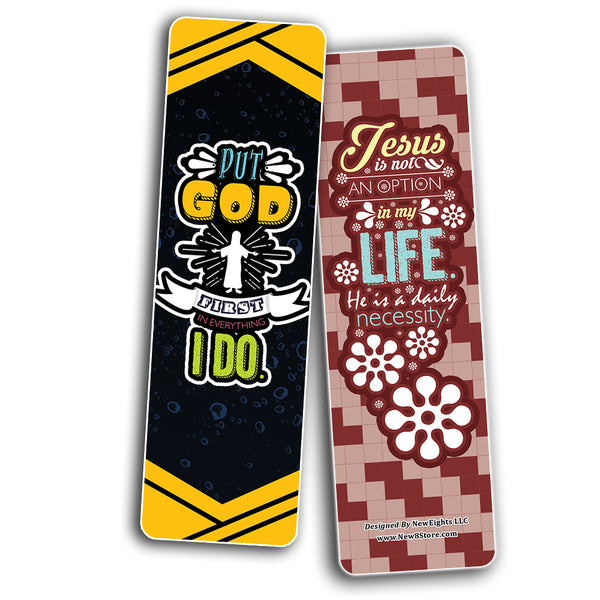 Inspirational Encouragement Bible Verses Bookmarks Series 1