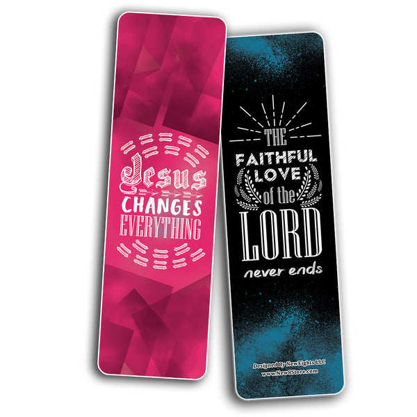 Inspirational Encouragement Bible Verses Bookmarks Series 1