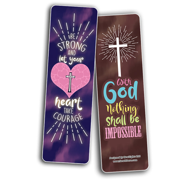 Inspirational Encouragement Christian Quotes Bookmarks Series 2