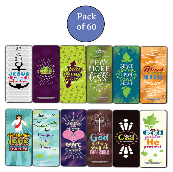 Inspirational Encouragement Christian Quotes Bookmarks Series 2