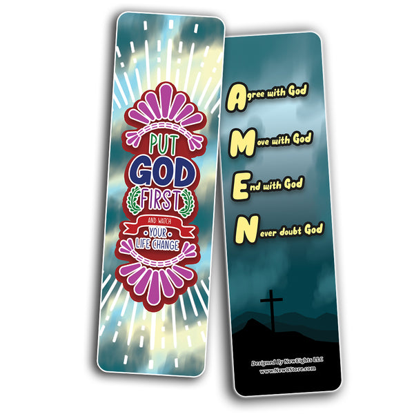 Inspirational Encouragement Christian Quotes Bookmarks Series 3