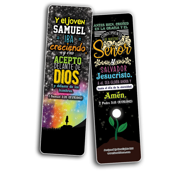 Spanish Spiritual Growth Bookmarks