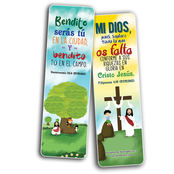 Spanish God's Blessing Christian Living Bookmarks (60-Pack)
