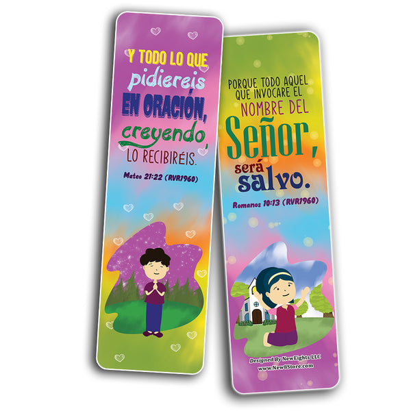 Spanish Positive Bible Verses Bookmarks (60-Pack)