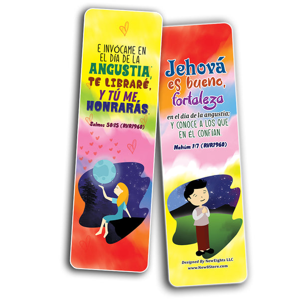 Spanish Positive Bible Verses Bookmarks (60-Pack)