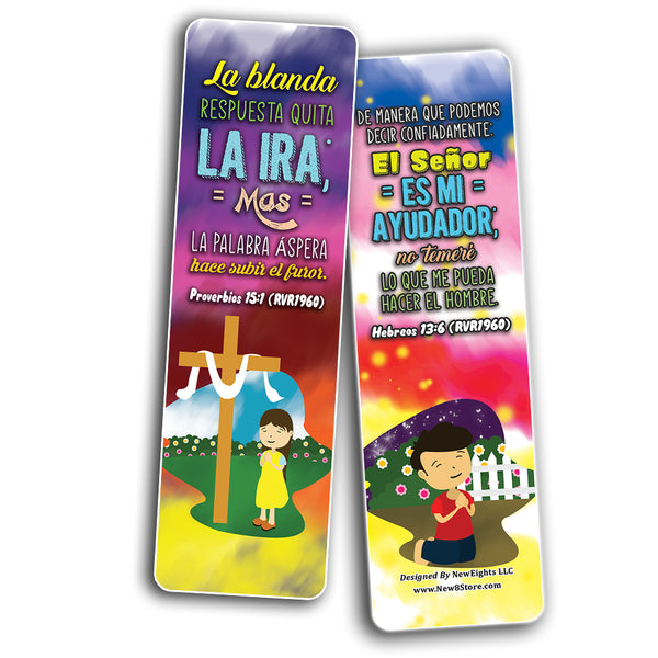 Spanish Positive Bible Verses Bookmarks (60-Pack)