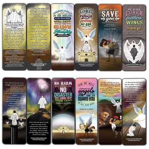 Psalm 91 Bookmarks Cards (30-Pack) - Stocking Stuffers for Boys Girls - Children Ministry Bible Study Church Supplies Teacher Classroom Incentives Gift