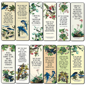 NewEights Christian Scriptures NIV Bookmarks - Beautiful Birds (60-Pack) - Church Memory Verse Sunday School Rewards - Christian Stocking Stuffers Birthday Party Favors Assorted Bulk Pack