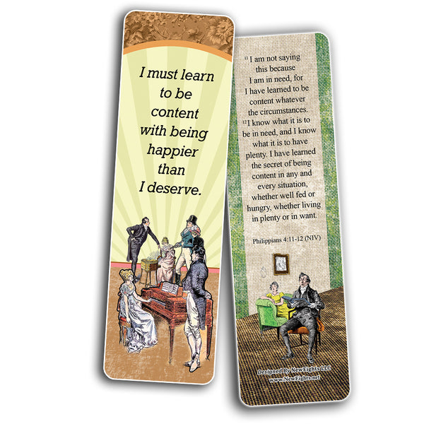 Bible Scriptures NIV Bookmarks - Pride and Prejudice (60-Pack)