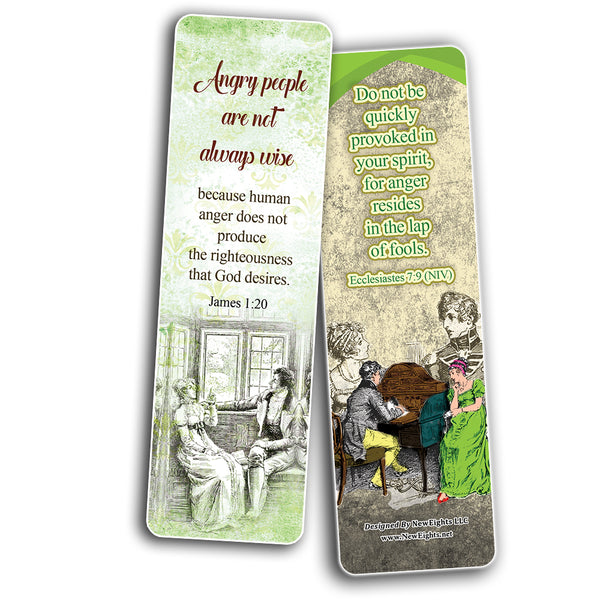 Bible Scriptures NIV Bookmarks - Pride and Prejudice (60-Pack)