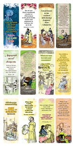 Bible Scriptures NIV Bookmarks - Pride and Prejudice (60-Pack)