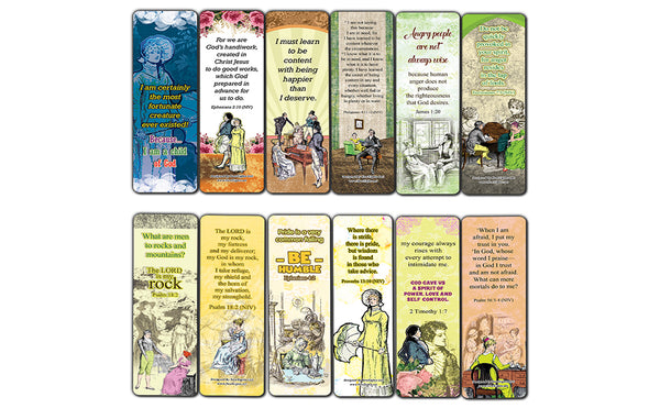 Bible Scriptures NIV Bookmarks - Pride and Prejudice (30-Pack)