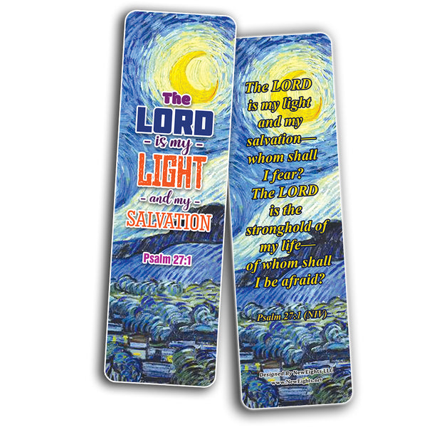 Christian Scriptures Bookmarks - Paintings Art (60-Pack)