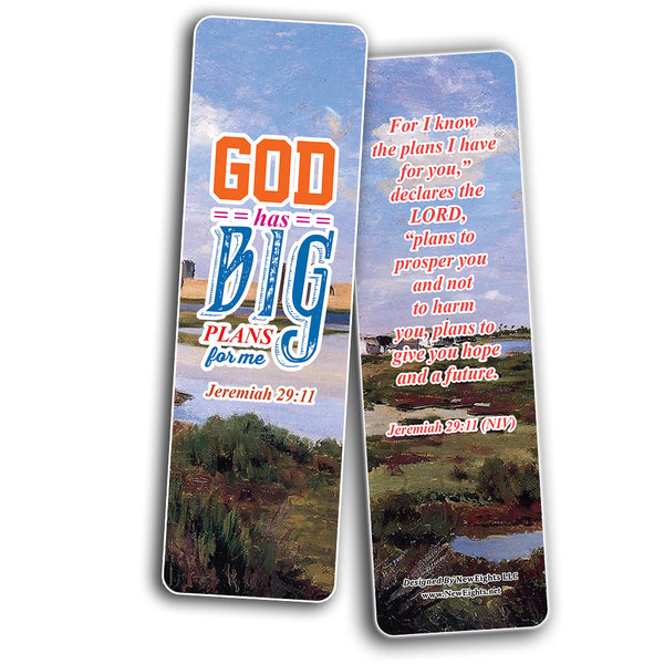Christian Scriptures Bookmarks - Paintings Art (60-Pack)