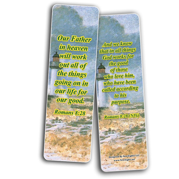 Christian Scriptures Bookmarks - Paintings Art (12-Pack)