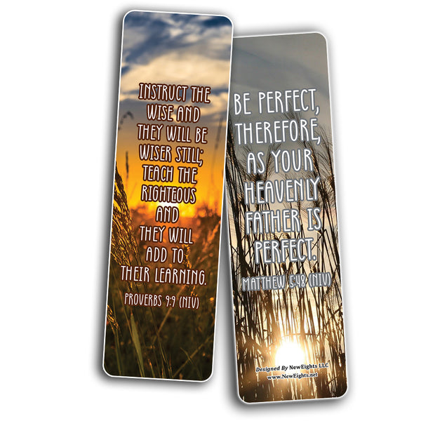 Christian Maturity Growth Encouraging Bible Verses Bookmarks (30-Pack)