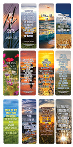 Christian Maturity Growth Encouraging Bible Verses Bookmarks (30-Pack)