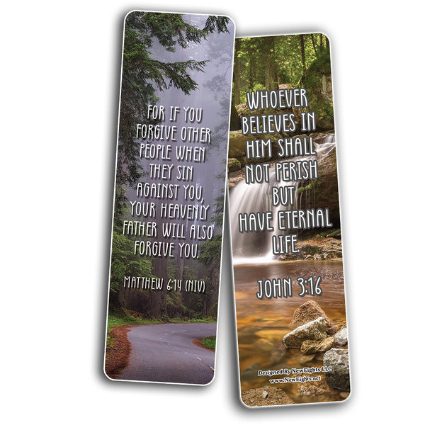 God's Forgiveness Bible Verse Bookmarks (60-Pack)