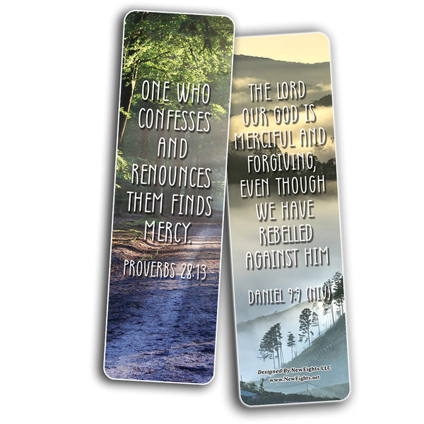 God's Forgiveness Bible Verse Bookmarks (30-Pack)