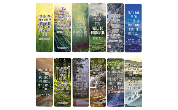 God's Forgiveness Bible Verse Bookmarks (60-Pack)