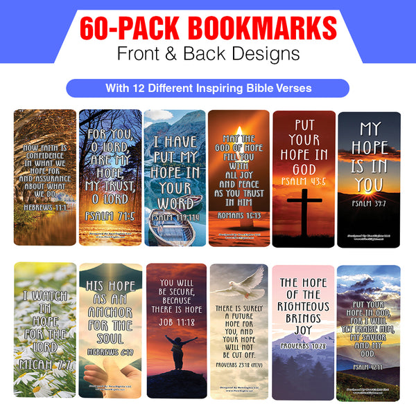Keep your Hope in God Bookmark Cards (60-Pack)
