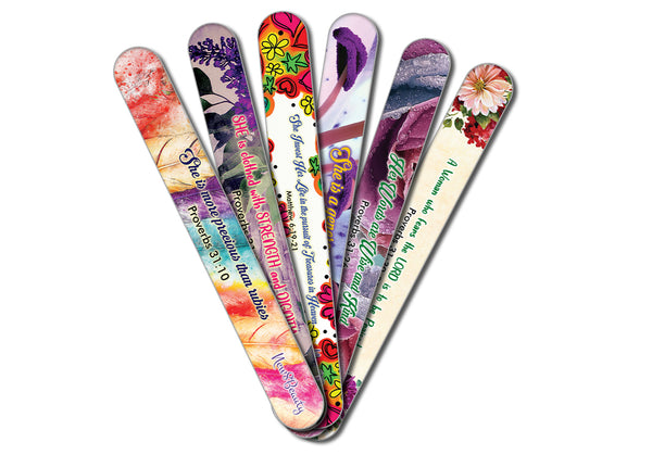 Christian Emery Board - Virtuous Woman (36-Pack)