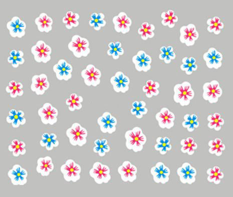 New8Beauty Nail Art Stickers Decals Series 8 (10-Pack) - 3D Assorted