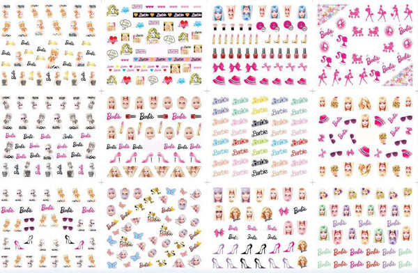 New8Beauty Nail Art Stickers Decals Series 16 (50-Pack) - Animal Cartoons