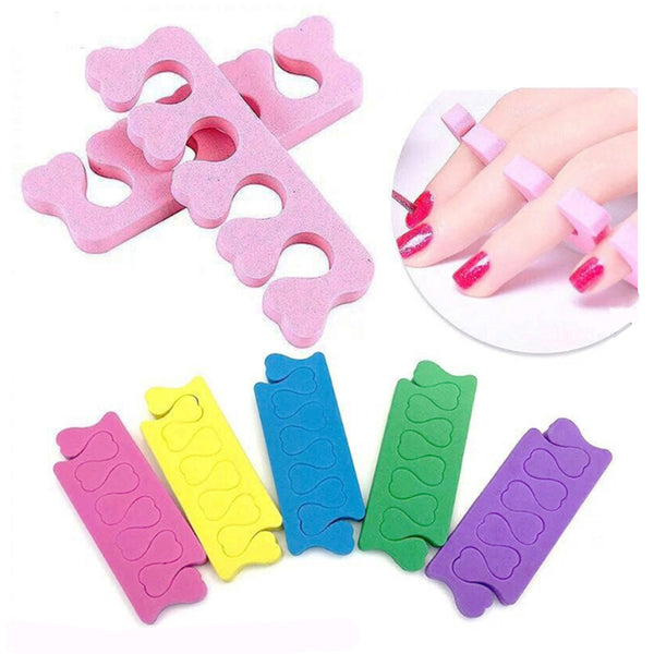 New8Beauty Toe Separators Toe Spacers Variety Colors Series (12 Pairs)- Apply Nail Polish During Pedicure Manicure - Stocking Stuffers for Women Girls - Nail Spa Party Supplies (Multicolors 12-Pairs)