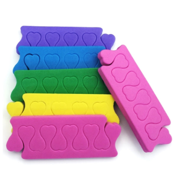 New8Beauty Toe Separators Toe Spacers Variety Colors Series (12 Pairs)- Apply Nail Polish During Pedicure Manicure - Stocking Stuffers for Women Girls - Nail Spa Party Supplies (Multicolors 12-Pairs)
