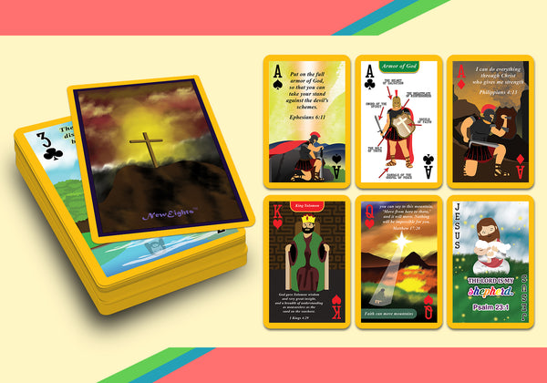 Bible Scriptures Playing Cards (4-Deck)