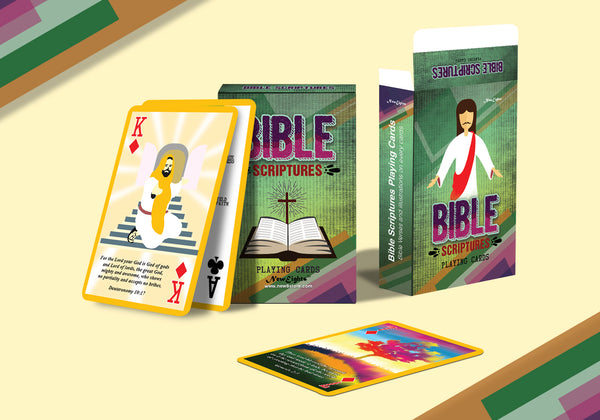 Bible Scriptures Playing Cards (4-Deck)