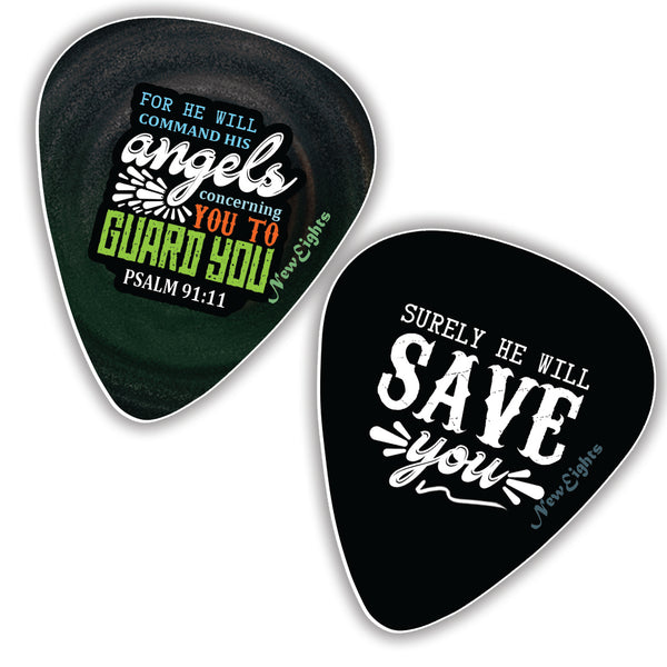 Psalm 91 Guitar Picks (12-Pack)