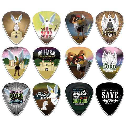 Psalm 91 Guitar Picks (12-Pack)