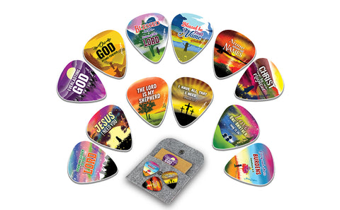 Acoustic Guitar Picks - Everlasting God (12-Pack)