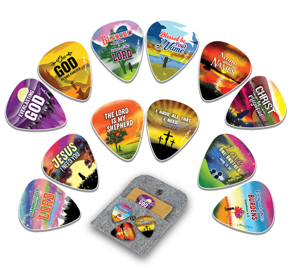 Acoustic Guitar Picks - Everlasting God (12-Pack)